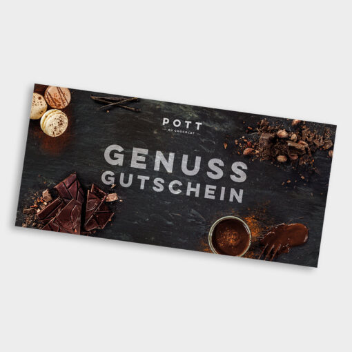 Pott au Chocolat Gutschein online Genuss Gutschein
