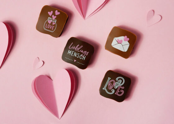 Pott au Chocolat Pralinen Valentinstag Liebe