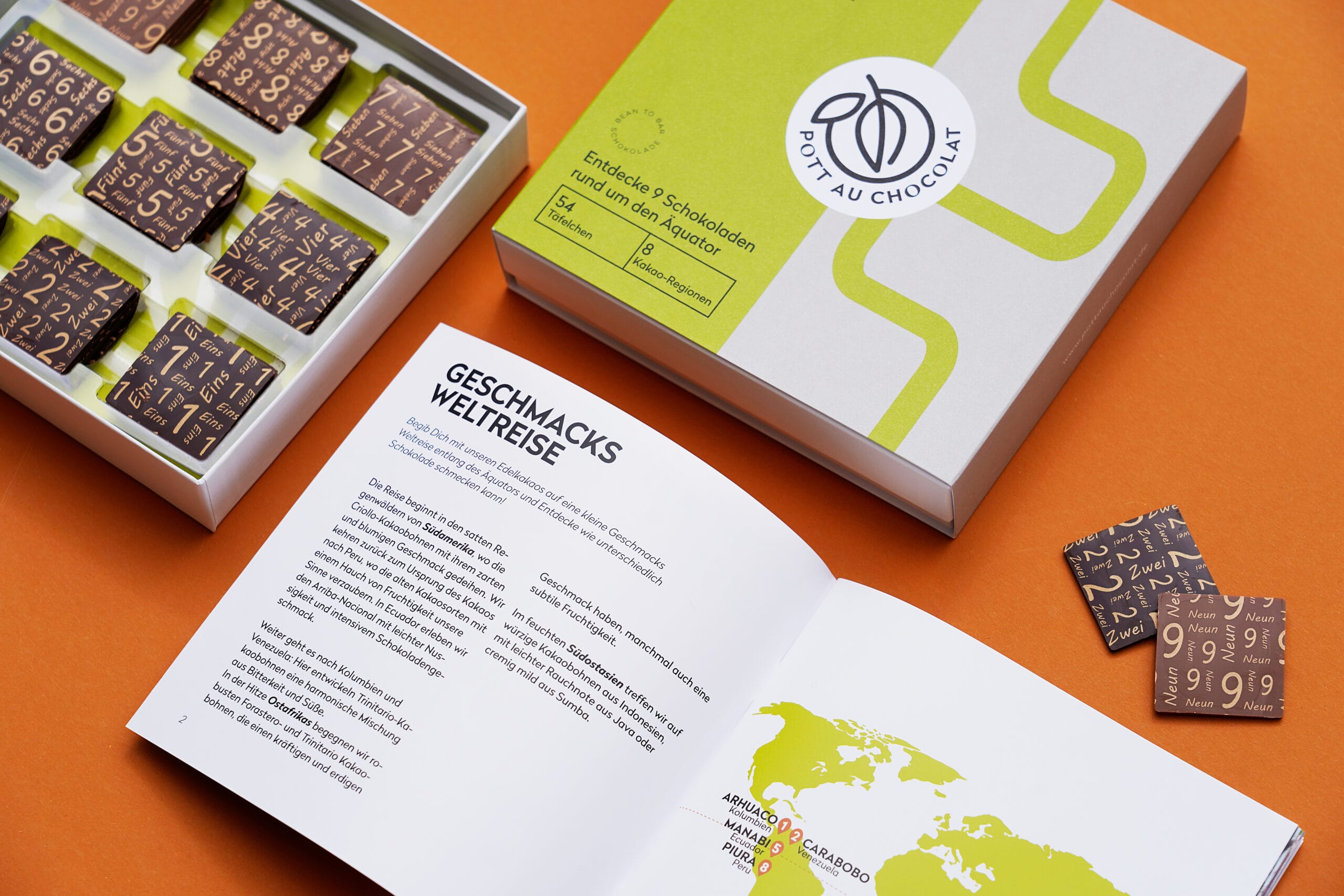 Nahaufnahme des Inhaltes der 