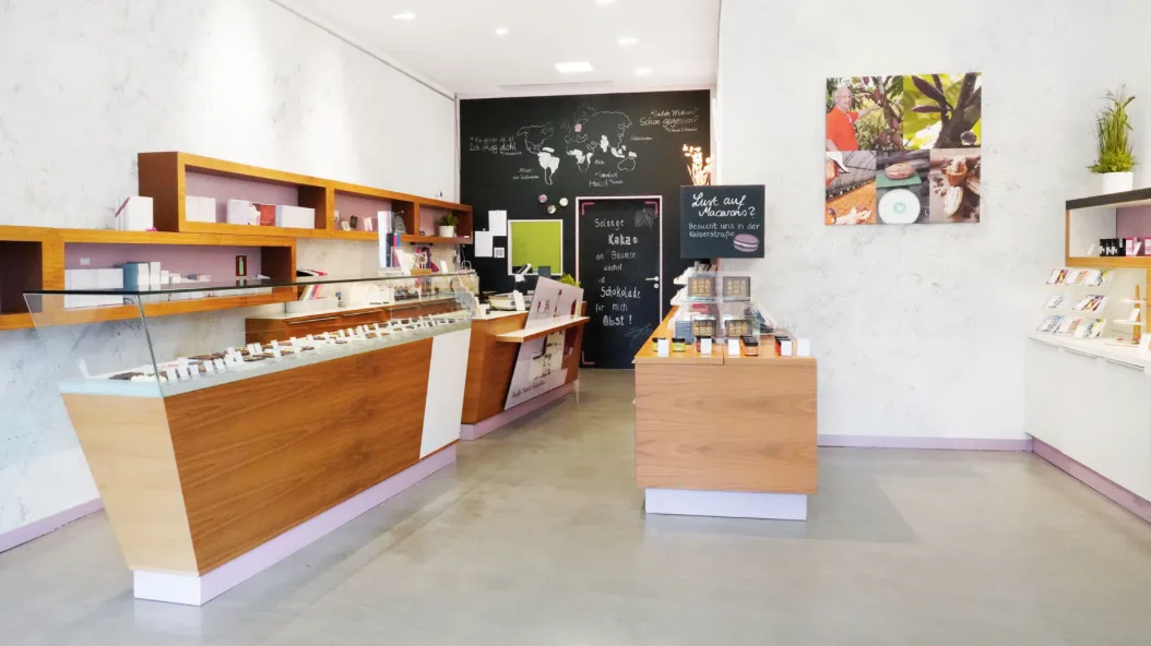 Das Ladenlokal von Pott au Chocolat an der Hansastraße in Dortmund